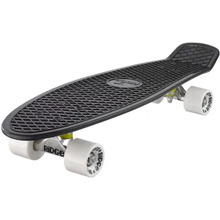 Ridge PB-27-Black-White Skateboard, Black/White, 69 cm