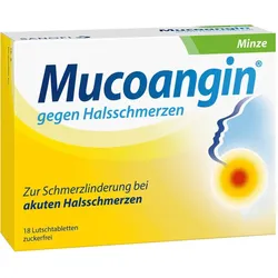 Mucoangin gegen Halsschmerzen Minze