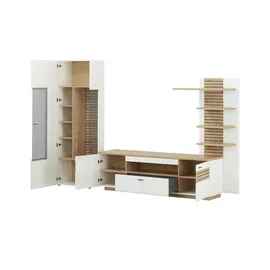 Uno Vitrine Frenso 65 x 40 x 201 cm Weiß