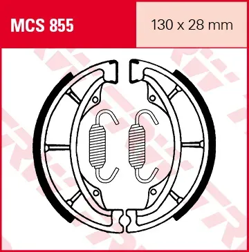 TRW Lucas Bremsbacken MCS855