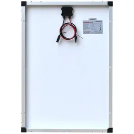 EnjoySolar enjoy solar Poly 100W 12V Polykristallines Solarpanel Solarmodul Photovoltaikmodul ideal für Wohnmobil, Gartenhäuse, Boot