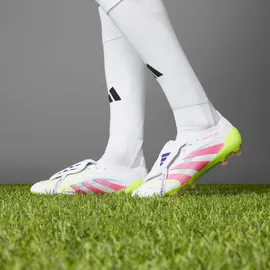 adidas Predator Elite FG Herren Cloud White/Lucid Pink/Lucid Lemon 47 1/3