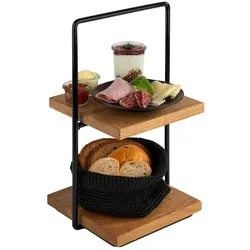 APS 2-stufige Etagère PERFECTO SMALL 23x20 cm, H: 40,5 cm