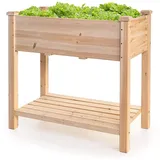 empasa Hochbeet 'Raise 1 S' aus Holz Blumenkasten Pflanzkübel Frühbeet Kräuterbeet