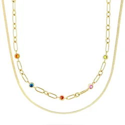 GMK Collection Kette Edelstahl One Size Damen 
