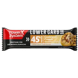 Power System LOWER CARB BAR 45% Proteinriegel 1 Riegel