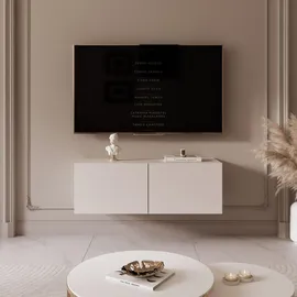 idohome TV-Lowboard 100x36x40 cm Kaschmir Holzwerkstoff