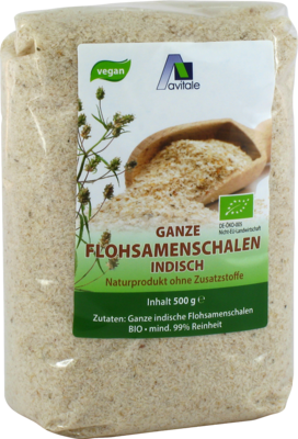 Produktbild FLOHSAMENSCHALEN indisch Bio 500 g