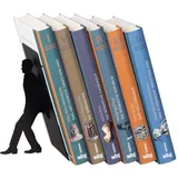 Trendform Balvi Buchstütze Too Many Farbe Schwarz Buchstütze für das Bücherregal in Eulenform Lustiges Accessoi