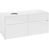 Villeroy & Boch Collaro Waschbeckenunterschrank C04200DH 160 x 55 cm Glossy White