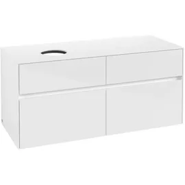 Villeroy & Boch Collaro Waschbeckenunterschrank C04200DH 160 x 55 cm Glossy White