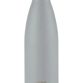 Reer Colour Edelstahl-Isolierflasche |Gesamtvolumen 500ml | Perfekte Isolation | bis zu 24 Stunden | Edelstahl | Grau