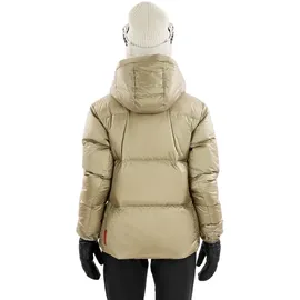 The Mountain Studio Pertex Reversible Tecno Daunenjacke - Brindle / White Alyssum - M