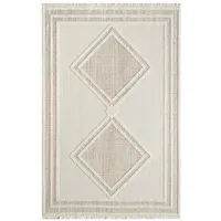 Carpet City Teppich Kurzflor Wohnzimmer - Terracotta - 160x230