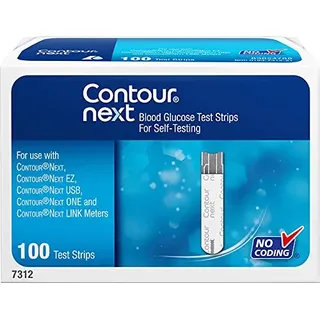CONTOUR Contour-Next Bayer Blood Glucose Test Strips, 100 Count
