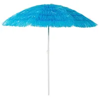 Mojawo Hawaii Sonnenschirm Gartenschirm Strandschirm rund Ø1,6m Blau