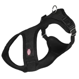 Trixie Comfort Soft Touren-Geschirr Halsband Schwarz XS
