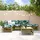vidaXL Garten-Lounge-Set 6-tlg. Imprägniertes Kiefernholz braun