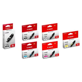 Canon PGI-550 schwarz + CLI-551 XL Multipack