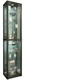 VCM VCM, Glasvitrine Kavisa , schwarz , Maße cm) B: 50 x 227