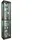 VCM VCM, Glasvitrine Kavisa , schwarz , Maße cm) B: 50 x 227