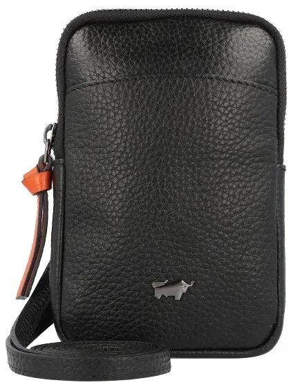 Braun Büffel Novara Umängetasche Leder 10 cm  schwarz