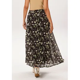 Aniston CASUAL Maxirock Damen Floral Gelb/Grün/Orange/Rosa 34