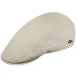 Göttmann Schiebermütze Jackson längsteilig aus Leinen mit UV-Schutz 50+ beige S