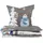 SCHIESSER Kitta Feinbiber Blau 155 x 220 cm + 80 x 80 cm