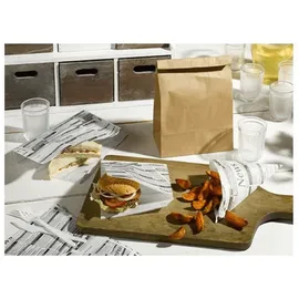 Papstar Hamburger-Tüten Pergament-Ersatz 16 cm | Tüten Burger, Pergament - Ersatz fettdicht