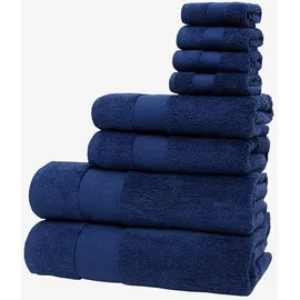 Wolkenfeld Handtuchset 8-tlg. blau