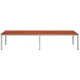 ADB Sitzbank 200 x 42 x 40 cm buche lackiert / anthrazitgrau