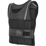 GORILLA SPORTS® Gewichtsweste - mit Gewichten, 10kg oder 18kg, Klettverschluss, Schwarz - Trainingsweste, Laufweste, Weight Vest, Gewichtsjacke, Muskelaufbau, Krafttraining, Laufen, Fitness