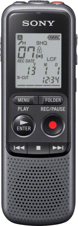 Sony ICD-PX240 Digitales Diktiergerät schwarz
