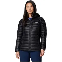 Columbia arctic crest Down Hooded Jacket black (010) XS
