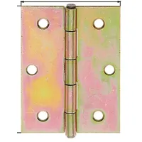 GAH Alberts Alberts Scharnier,gelb vz,80x58x1,5 345914