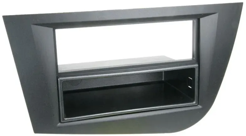  Radiohalterung Rubber Touch Seat Leon Doppel ISO (schwarz) 