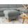 Home Affaire Polsterhocker Lindgren 61 x 46 x 61 cm Grau