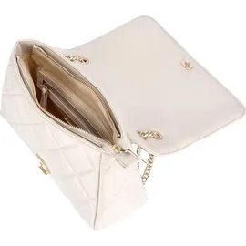 Valentino Ocarina Umhängetasche Kunstleder Beige/Weiß