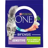 Purina One Sensitive Turkey and Rice 800 g, Pack of 4