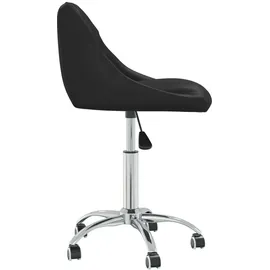 vidaXL Bürostuhl Drehbar Kunstleder Schwarz