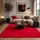 Pergamon Luxus Super Soft Fellteppich Pearl Rot 160x230cm