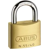 Abus - 55/40 40mm Messing Vorhängeschloss Gleichschließend 5401 - ABUKA02868