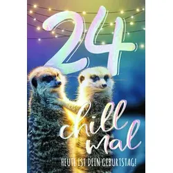 Geburtstagskarte Zahl 24 54-2024   Bild