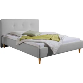 MAINTAL Polsterbett Lonepine 113 x 208 x 97 cm Buche natur grau