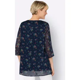 Classic Basics Longbluse blau 46