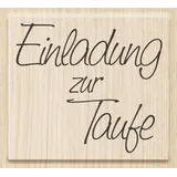 KnorrPrandell Stempel Einladung zur Taufe 5,3 x 4,7 cm