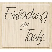 KnorrPrandell Stempel Einladung zur Taufe 5,3 x 4,7 cm