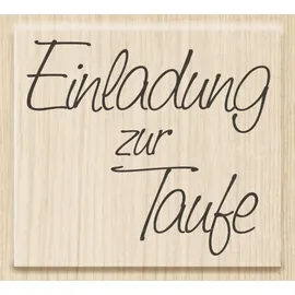 KnorrPrandell Stempel Einladung zur Taufe 5,3 x 4,7 cm