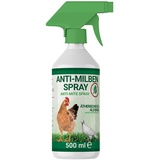 BMUT 500ml Milbenspray Hühner, Geflügel & Vögel - Sofort & Langfristig gegen Milben & Parasiten, Akut & Vorbeugung